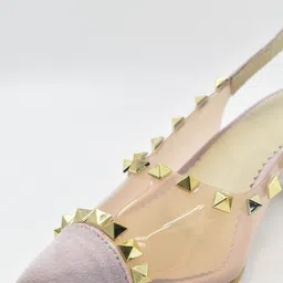 SHRIVAS BY ARCHITA MEHTA Embellished Pointed Toe Block Heeled Pumps image 2