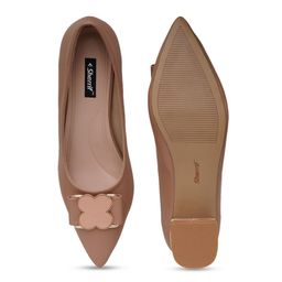 Sherrif Shoes Pointed Toe Block Pumps image 5