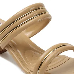 ELLE Embellished Open Toe Block Heels image 2
