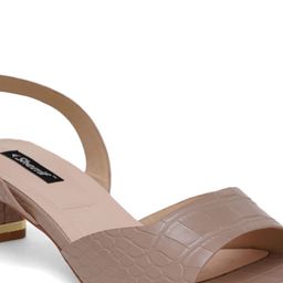 Sherrif Shoes Textured Block Heels image 5