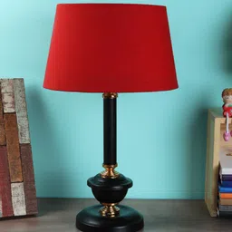 foziq Red Solid Contemporary Table Lamps-20
