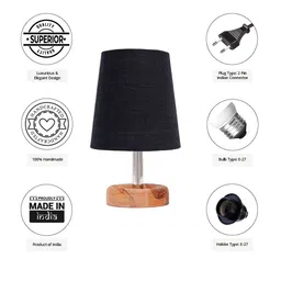 Pinecraft INTERNATIONAL Edra Table Lamp with  Shade image 3