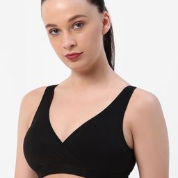 SOIE Non Padded Non Wired Lounge Bra with Removable Cups image 4