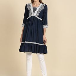MADHURAM V-Neck Casual tunic-image-83