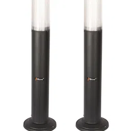 BENE Benjamin Bollard Black & White 2 Pieces Self Assembly Outdoor Lamps-image-89