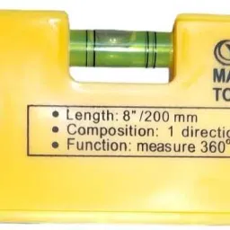8" Long, Measures 360 Degrees, Vials In Two Directions, Features Direction Pin and Magnetic Magnetic Torpedo Level-picture-24