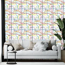 Wallpics White & Pink Printed Self-Adhesive Wall Sticker-image-15