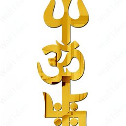 Wall1ders Trishakti 3D Acrylic Mirror Wall Sticker-19