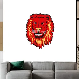 Wallpics Red & Black Printed Waterproof Wall Sticker-11