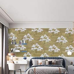 Dakshya Industries Chinese Tree Printed Peel & Stick Adhesive Wall Sticker-image-32