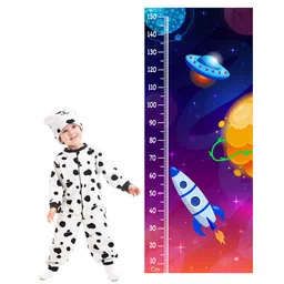 WENS Multicoloured Fantasy Planet Height Measurement Removable Wall Sticker-image-71
