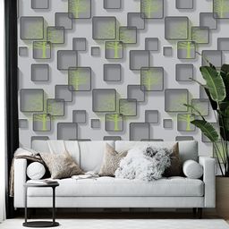 Wallpics Grey Melange Printed Self-Adhesive Wallpaper-8