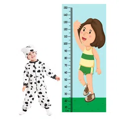 WENS Cute Girl Height Measurement Removable Wall Sticker-image-98