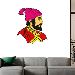 Wallpics Red & Pink Printed Self-Adhesive Waterproof Wallpaper-1