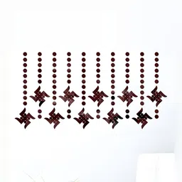 Wall1ders Brown 110 Pieces Swastik & Dots Mirror Wall Stickers-image-21