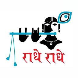 Wallpics Blue & Black Lord Krishna Printed Religious Waterproof Wall Sticker-image-73