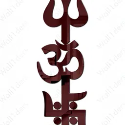 Wall1ders Brown Trishakt Acrylic Wall Sticker-picture-14