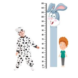 WENS Cute Bunny Height Measurement Removable Wall Sticker-image-97