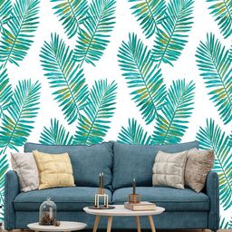 Bonhomie Wallopedia White & Green Printed Wall Sticker-image-84