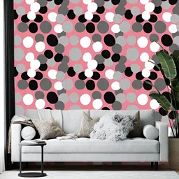 Wallpics Pink Printed Self-Adhesive Wallpaper-image-62