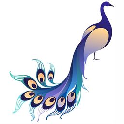 Wallpics Blue Printed Water Proof Wall Sticker-image-42
