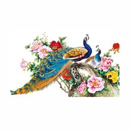Wallpics White & Blue Printed Waterproof Wall Sticker-image-65
