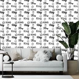 Wallpics White & Black Printed Self Adhesive Wall Stickers-image-70