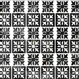 Wall1ders Black 48 Pieces Patterned 3D Mirror Wall Stickers-image-59