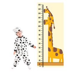WENS Brown Giraffe With Baby Height Measurement Removable Wall Sticker-image-30