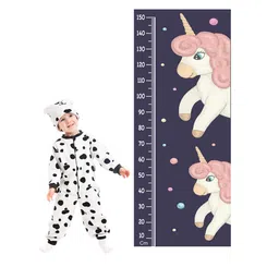 WENS Multicoloured Unicorn Height Measurement Removable Wall Sticker-image-89