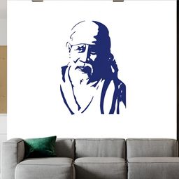 Wallpics Blue Printed Water-Proof Wall Sticker-image-7