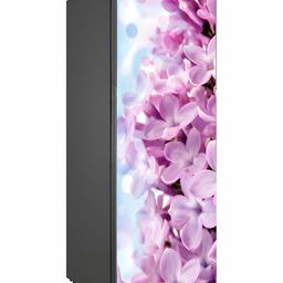 Wallpics Blue & Pink Floral Printed Water Resistant Fridge Sticker-12