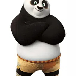 Wallpics White & Black Panda Printed Waterproof Wall Poster-42