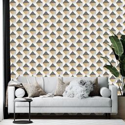 Wallpics White & Grey Printed Self-Adhesive Wallpaper-image-35