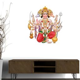Wallpics Pink & Off White Printed Waterproof Self-Adhesive Wall Sticker-15