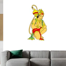 Wallpics Yellow & Red Printed Waterproof Wall Sticker-image-46