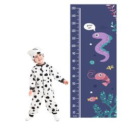 WENS Sea Animals Height Measurement Removable Wall Sticker-image-21