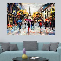 WENS Multicoloured Modern Art Wall Sticker-2