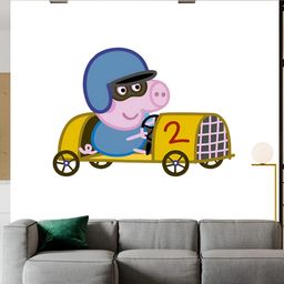 Wallpics Blue & Yellow Cartoon Printed Waterproof Vinyl Wall Sticker-picture-48