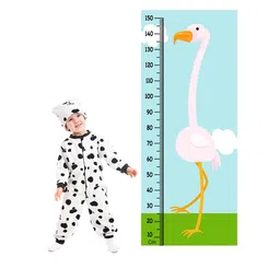 WENS Multicoloured Cute Egret Height Measurement Removable Wall Sticker-image-52