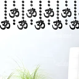 Wall1ders Black 110 Pcs 3D Mirror Wall Stickers-51