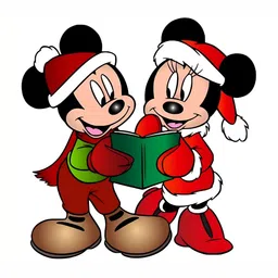 Wallpics Red & Green Mickey Mouse Printed Waterproof Wall Sticker-28