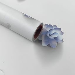 ANNA CREATIONS Blue Floral Printed Waterproof Wallpaper-43
