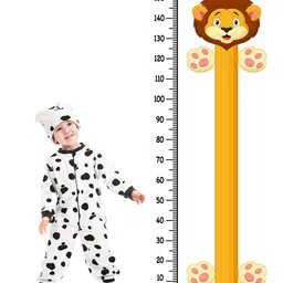 WENS Cute Lion Height Measurement Removable Wall Sticker-image-81