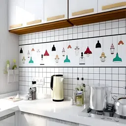 Univocean White & Black 3D Printed Self Adhesive Wall Stick-image-85