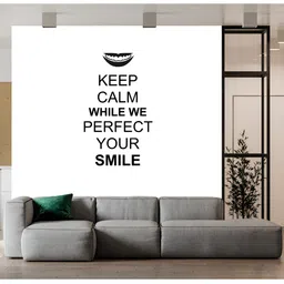 Wallpics White & Black Abstract Printed Waterproof Wall Sticker-image-92