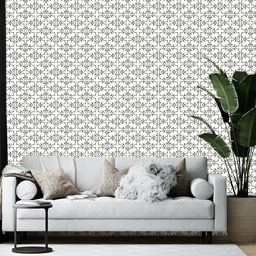 Wallpics White & Black Printed Self-Adhesive Wallpaper-picture-7