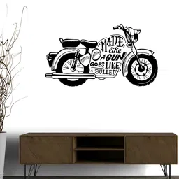 Wallpics White & Black Printed Waterproof Wall Sticker-picture-8