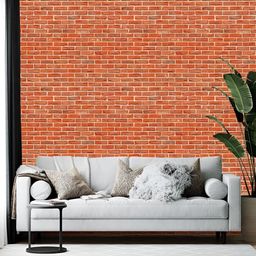 Wallpics Red Printed Self-Adhesive Wallpaper-image-99