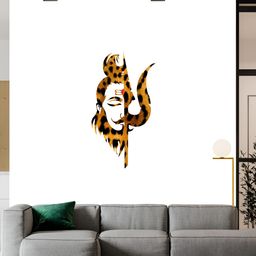 Wallpics Black & Brown Printed Waterproof Wall Sticker-17